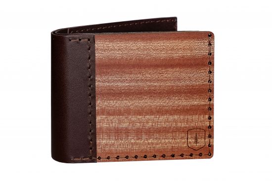 Wooden wallet Red Virilia