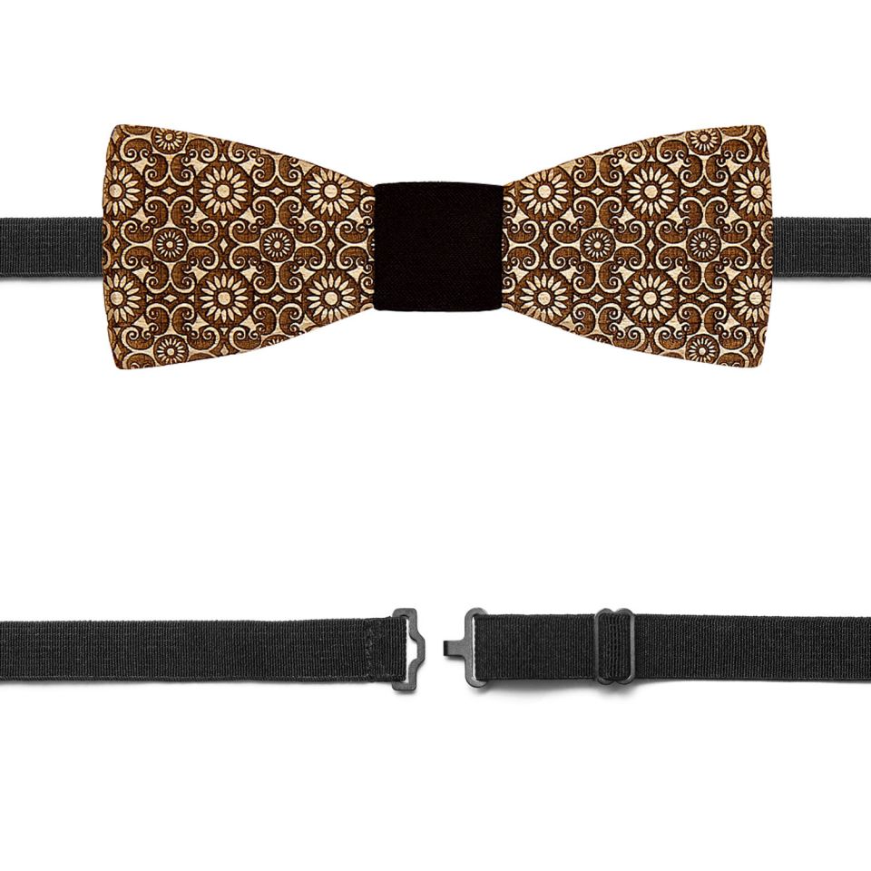 Wooden bow tie Bellis the perfect eye-catcher | BeWooden