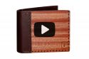 Wooden wallet Red Virilia