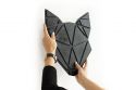 Wooden decoration Fox Polygon