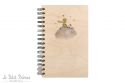 Little Prince and Rose A5 Wooden Notebook