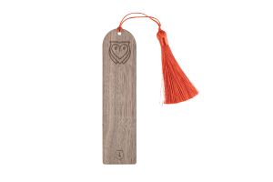 Wooden bookmark Wise Owl 