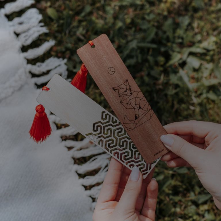 Wooden bookmarks