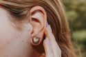 Wooden earrings Wise Owl 