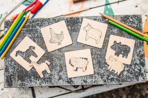 Foxy jigsaw puzzle 4in1 - Farm