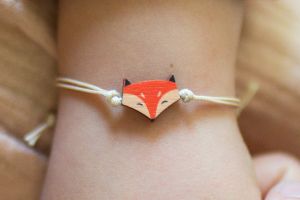 String bracelet Cute Fox