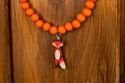 Bead necklace with pendant Cute Fox