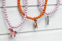 Bead necklace with pendant Cute Fox