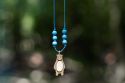 String necklace with pendant Cute Bear