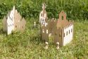 Wooden castle - Toy figurine's castle 1KK