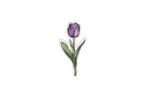Tulip Brooch