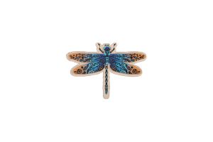 Wooden brooch Dragonfly 