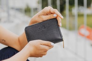 Small leather wallet Odette