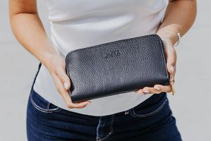 Leather wallet Sarah