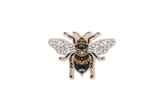 Wooden brooch Bee 