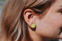 Wooden Earrings Tennis 