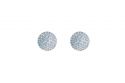 Wooden Earrings Golf Ball 