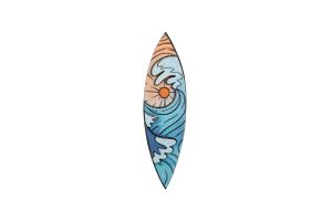 Wooden brooch Surf 