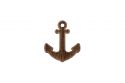 Wooden brooch Anchor 