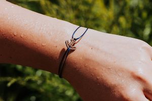 Anchor Wooden Bracelet