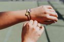 Tennis Ball Wooden Bracelet