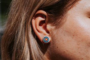 Wooden Earrings Target 