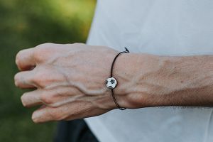 Football Black Bracelet