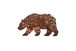 Wooden puzzle Scandi Bear