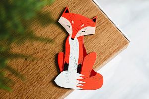 Wooden puzzle Fox Elis