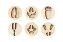 Wooden Stamp for Modeling Clay - Forest