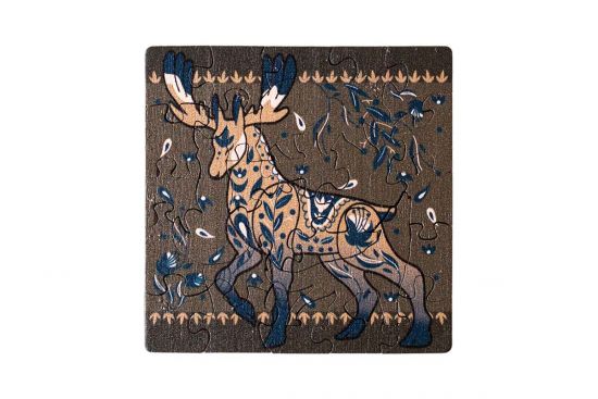 MINI - Wooden puzzle Scandi Deer